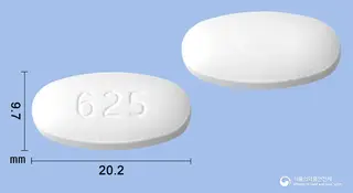 맥시크란정625밀리그램(아목시실린-클라불란산칼륨)(수출명:Amonalic 625mg tablets) 사진