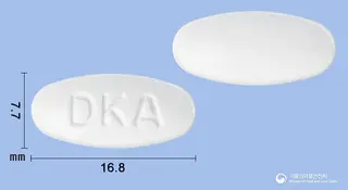 크로아난정375mg[아목시실린수화물.클라불란산칼륨(2:1)] 사진