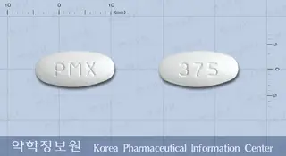 펜크라정375밀리그램(아목시실린-클라불란산칼륨(2:1)) 사진