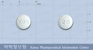 썬메텍정20밀리그램(올메사탄메독소밀) 사진