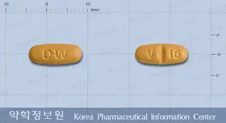 브이자탄정160밀리그램(발사르탄) 사진