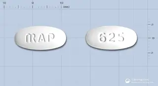 마르틴정625밀리그램(아목시실린수화물·묽은클라불란산칼륨(4:1)) 사진