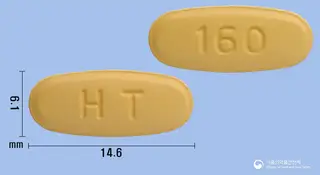 엑스포르테정5/160mg 사진
