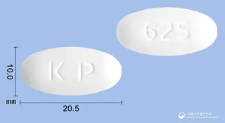 에이크란정625mg(아목시실린수화물·클라불란산칼륨) 사진