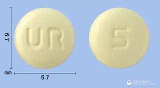 웰유로정5mg(솔리페나신숙신산염) 사진
