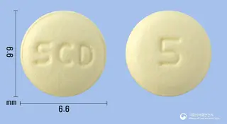 베시민정5mg(솔리페나신숙신산염) 사진