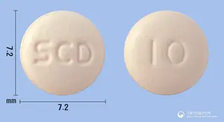 베시민정10mg(솔리페나신숙신산염) 사진