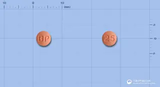 피엠에스쿠에티아핀정25mg(쿠에티아핀푸마르산염) 사진