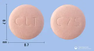 클로피엘티정(클로피도그렐황산염) 사진