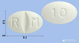 렉사멜정10mg(에스시탈로프람옥살산염) 사진