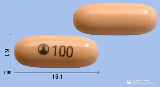 오페브연질캡슐100밀리그램(닌테다닙에실산염) 사진