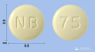 나프바스정75mg(나프토피딜) 사진