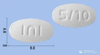 암바스타정5mg/10mg 사진