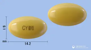 싸이콜린연질캡슐(콜린알포세레이트) 사진