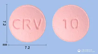 크레라토정10mg(로수바스타틴칼슘) 사진
