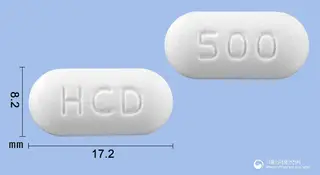 하이크라듀오정500mg(아목시실린-클라불란산칼륨(7:1)) 사진