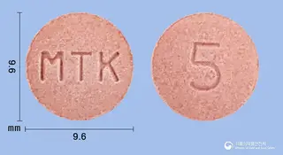 몬테원츄정5mg(몬테루카스트나트륨) 사진