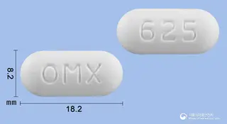 오메틴정625mg(아목시실린·클라불란산칼륨(4:1)) 사진