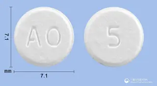알쯔페질속붕정5mg(도네페질염산염수화물) 사진