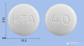 휴텍스아토르바스타틴정40mg(아토르바스타틴칼슘삼수화물) 사진