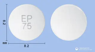 대우에페리손SR서방정75mg(에페리손염산염) 사진