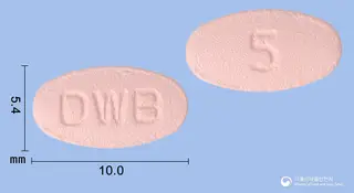 엘리하이정5밀리그램(아픽사반) 사진